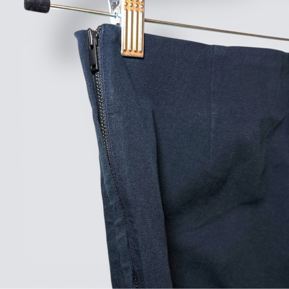 COS Slim-fit Trousers with Ankle Zip - Navy Blue - Size 4 - Picture 4 of 8